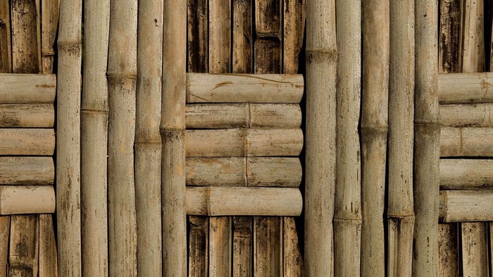 Woven Bamboo Wall Texture