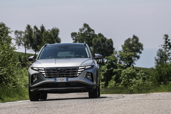 Silver 2021 Hyundai Tucson Plug-in Hybrid SUV