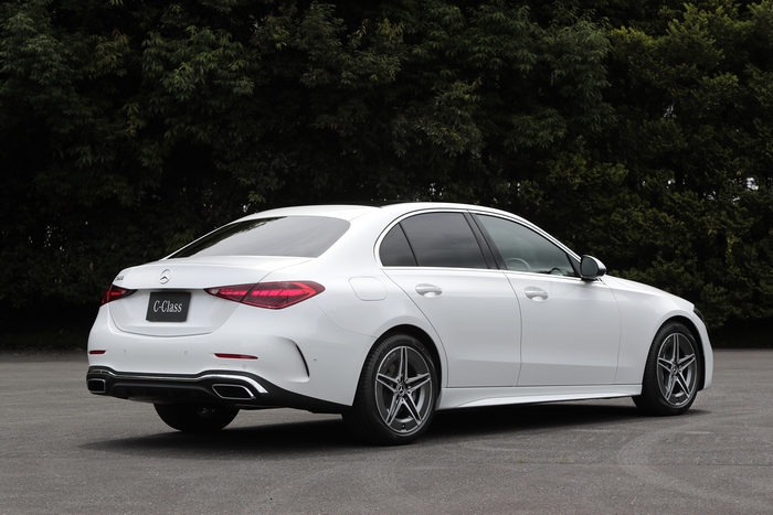 White Mercedes-Benz C-Class Sedan