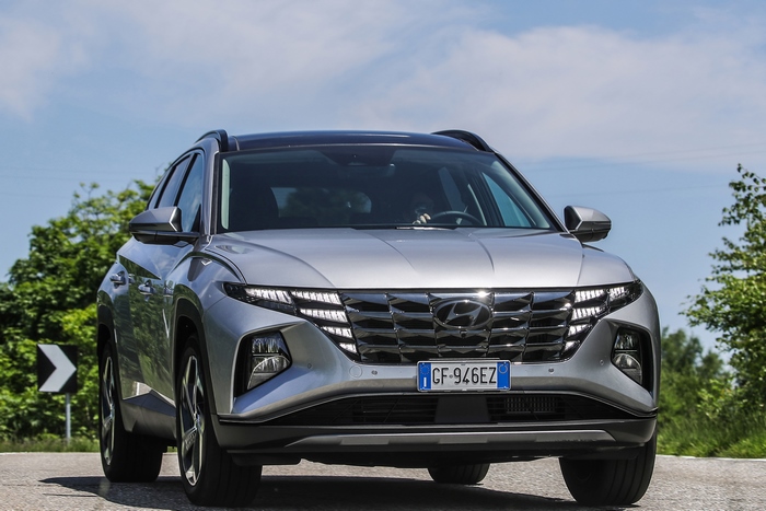 Silver 2021 Hyundai Tucson Plug-in Hybrid SUV