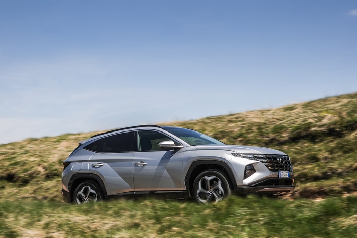 Silver 2021 Hyundai Tucson Plug-in Hybrid SUV