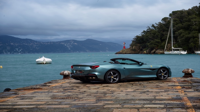 Blue 2021 Ferrari Portofino M Convertible