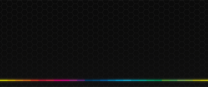Minimalist Hexagon Texture with Colorful Spectrum Light