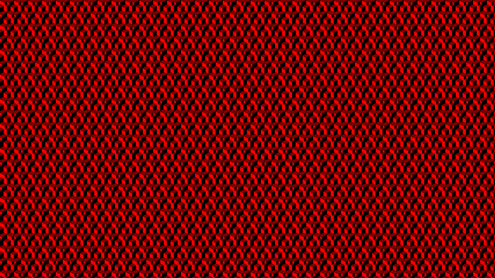 Red and black isometric cube pattern