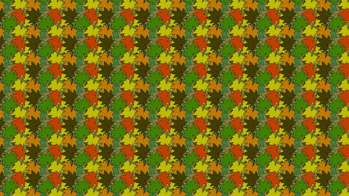 Windows 95 leaf pattern