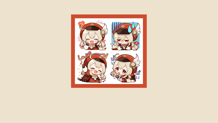 Klee from Genshin Impact stickers