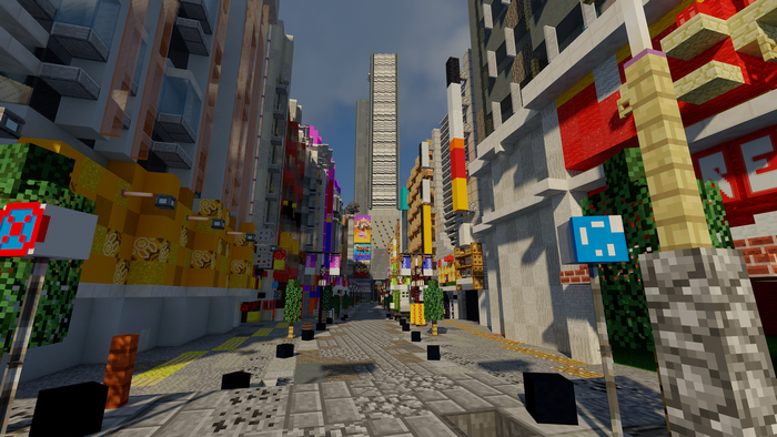Godzilla Avenue in Shinjuku, Tokyo, Japan