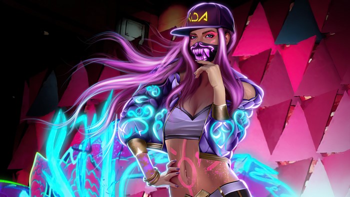 Akali from League of Legends by Emil Arutiunov