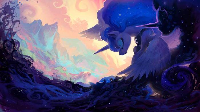 Princess Luna from My Little Pony fantasy art