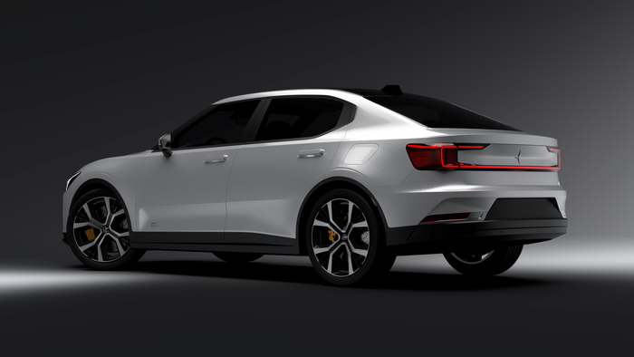 Polestar 2 CGI render