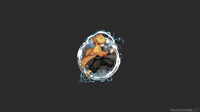 Zenitsu Agatsuma from Demon Slayer 4K