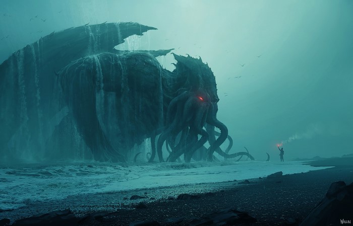 Cthulhu Mythos Digital Concept Art