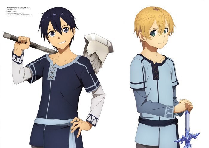 Kirito and Eugeo Sword Art Online Alicization