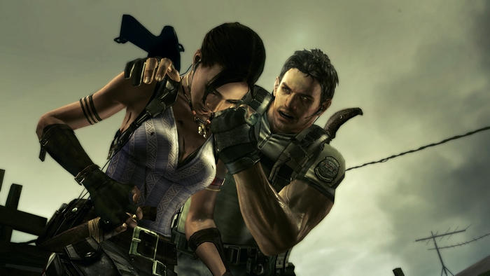 Resident Evil 5 Chris Redfield and Sheva Alomar