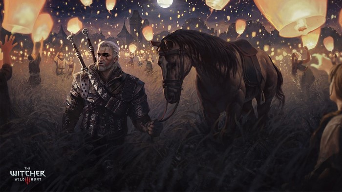Geralt and his horse in The Witcher 3: Wild Hunt