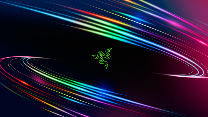 Razer Neon Light Streaks Design