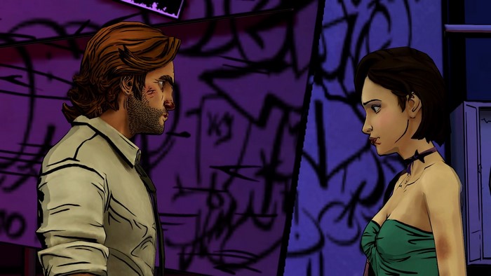 Bigby Wolf and Faith from The Wolf Among Us