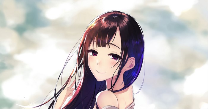 Chiyo from Ane Naru Mono smiling