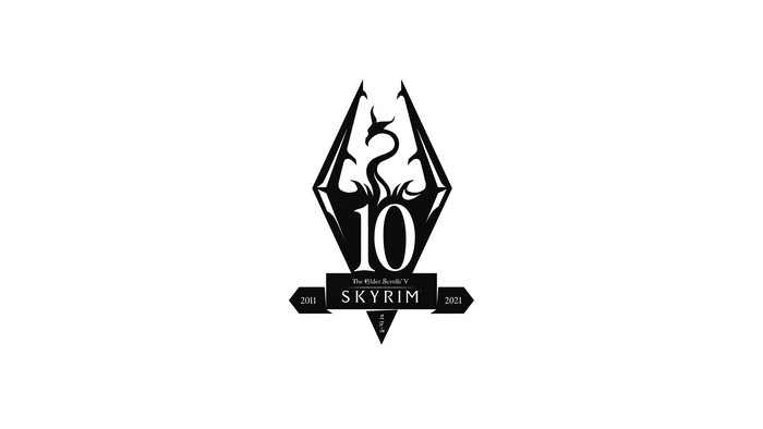 The Elder Scrolls V: Skyrim 10th Anniversary Logo