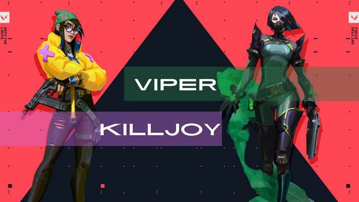 Viper and Killjoy from Valorant