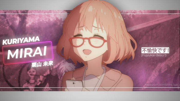 Kuriyama Mirai from Kyoukai no Kanata