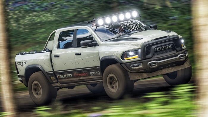 4K RAM Rebel TRX truck in Forza Horizon 4
