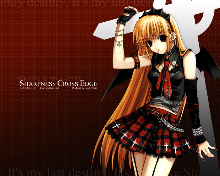 SHARPNESS CROSS EDGE Re:CRIME GOTH Rism graphic event by Suzuhira Hiro