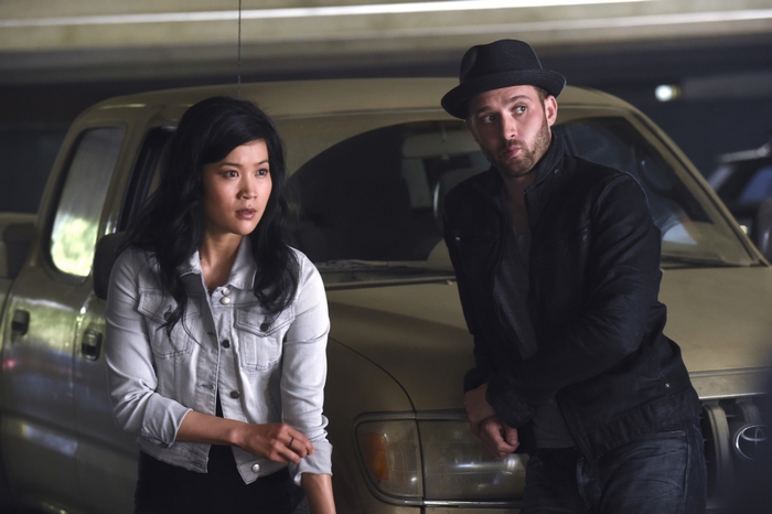 Scorpion Happy Quinn and Toby Curtis