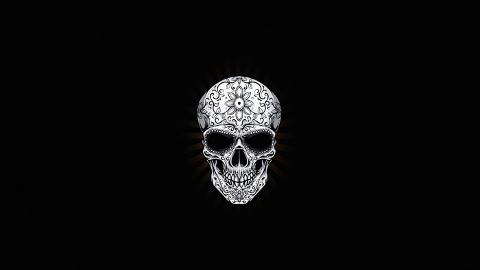 4K Sugar Skull Illustration