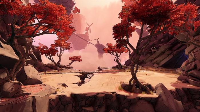 Borderlands 3: Floating Islands with Windmills