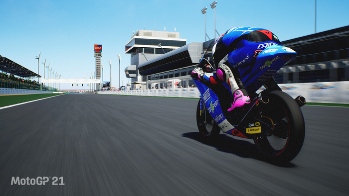 MotoGP 21 Racing Motorcycle on Track