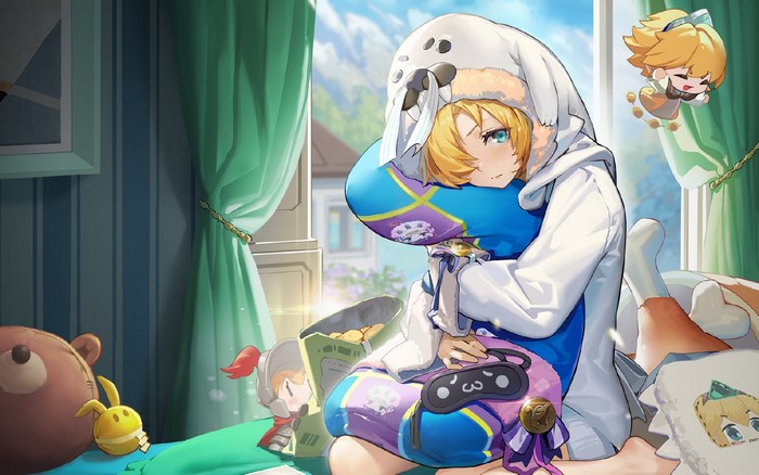 Future Princess Hugging Pillow from Guardian Tales