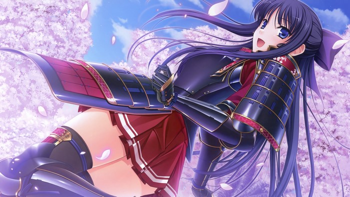 Ryuuzouji Akane from Walkure Romanze in Samurai Armor