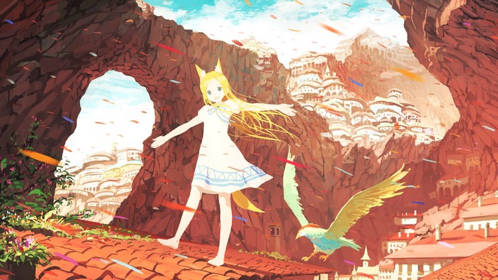 Jean Popo in a fantasy city