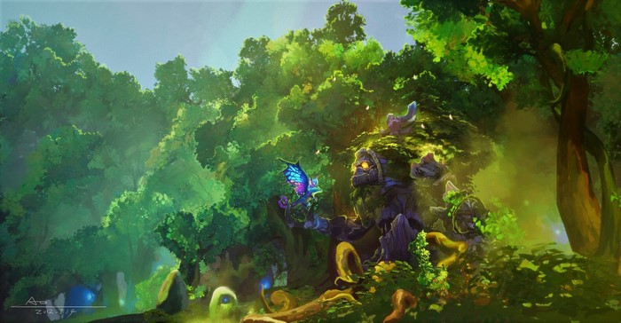 Creature from Warcraft by Aobo Wang