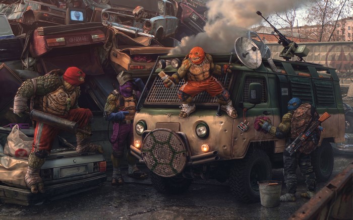 Teenage Mutant Ninja Turtles in Russia