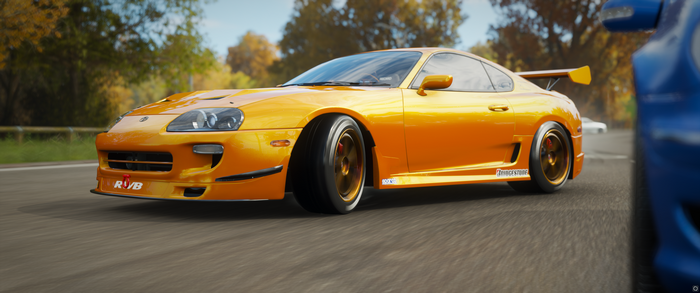 Toyota Supra RZ 1998 drifting in Forza Horizon 4