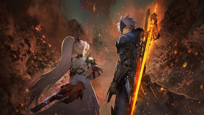 Alphen and Shionne from Tales of Arise