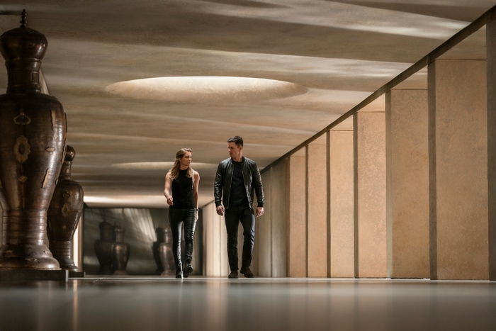 Mark Wahlberg and Sophie Cookson in Infinite