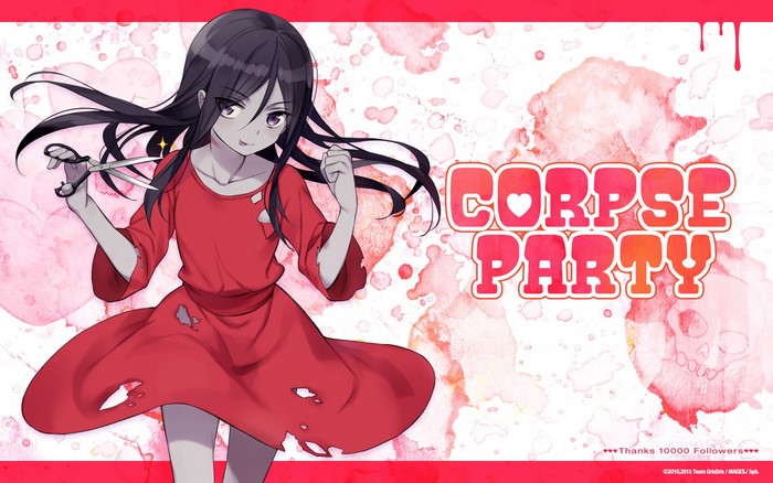 Sachiko Shinozaki from Corpse Party holding scissors