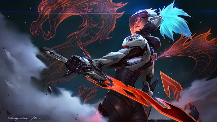 4K Akali from League of Legends PROJECT skin