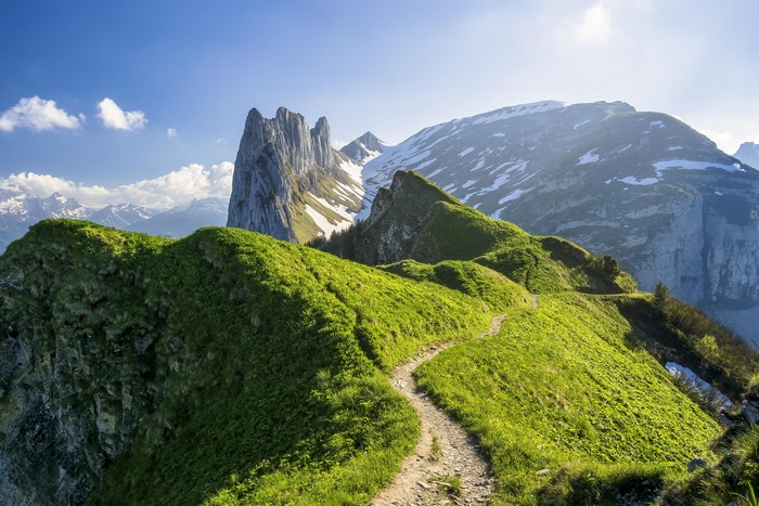 4K, mountains, Switzerland, Alps, nature
