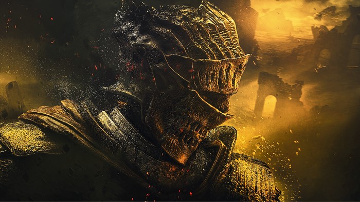 4K, fantasy art, armored, 4K, armor, video games, Soul of Cinder, video game art, dark souls 3, Dark Souls III, From Software