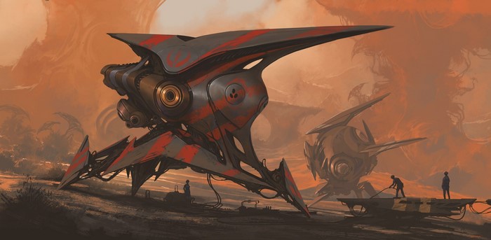 artwork, science fiction, digital art, futuristic
