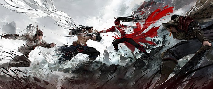 women, men, 4K, Naraka: Bladepoint, 24 Entertainment