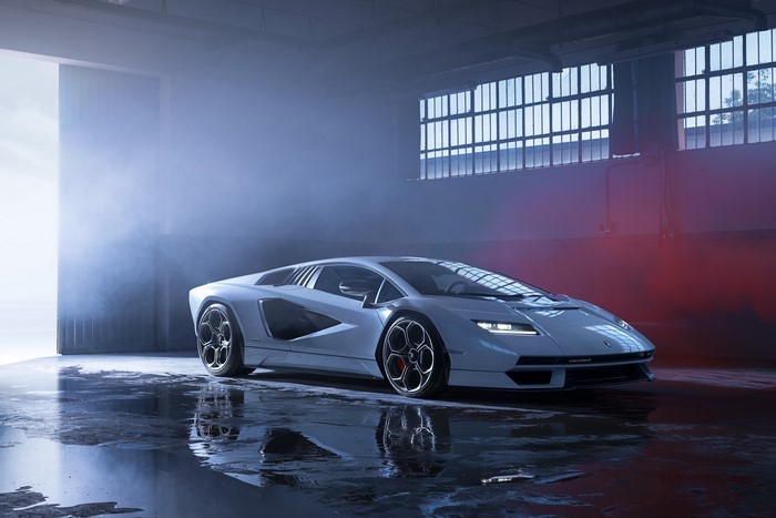 4K, car, sports car, Lamborghini Countach, Hypercar, Lamborghini