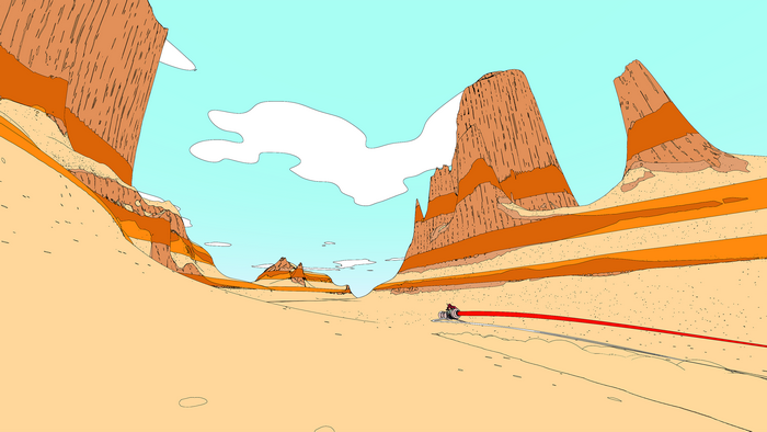 4K, video games, artwork, desert, digital art, Sable (video game)