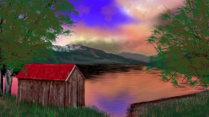 digital painting, nature, digital art, landscape