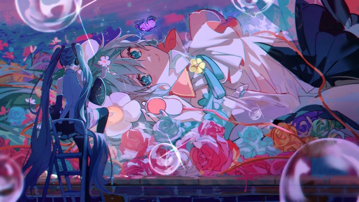 KANOSE, anime, anime girls, Vocaloid, Hatsune Miku