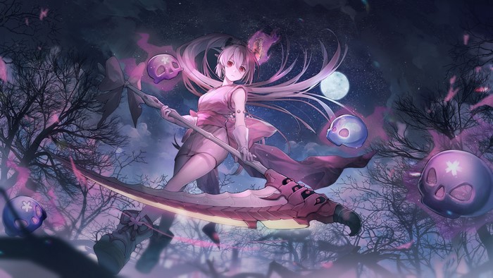 4K, no.18, anime girls, Red Blossoms From Underroot (Yu-Gi-Oh), anime, Yu-Gi-Oh